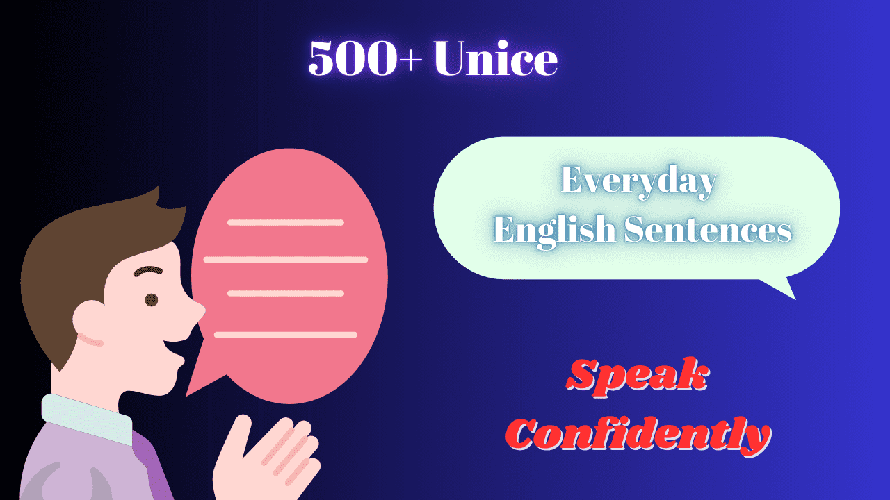 500+ Everyday English Sentences with Meanings | Speak Confidently