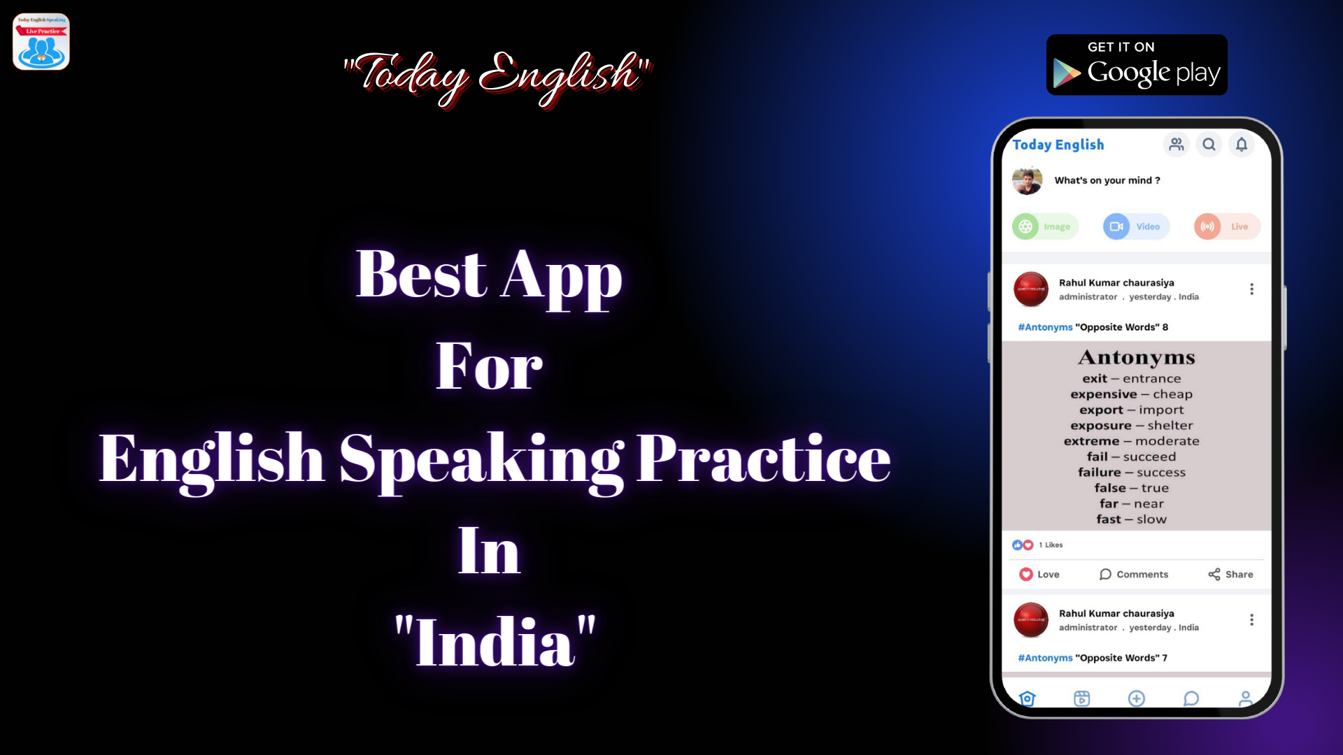 Best App For English Speaking Practice in India ,